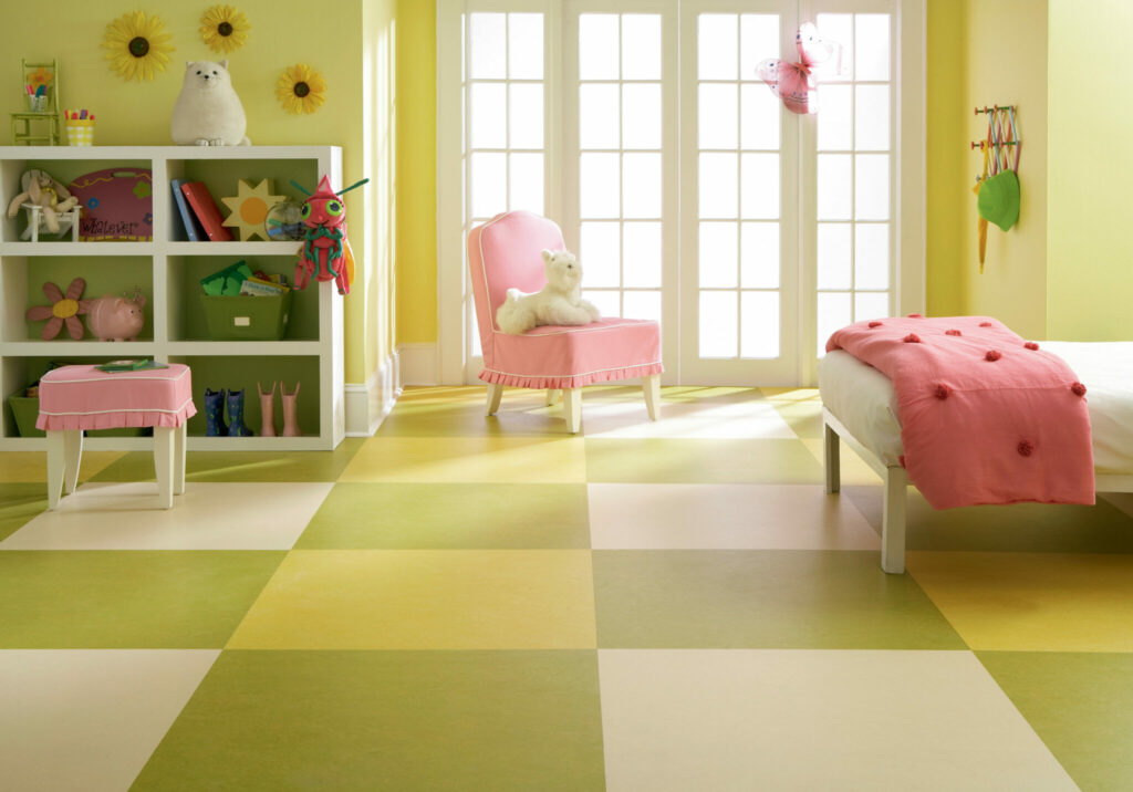 Kids bedroom tile flooring | Floor Dimensions