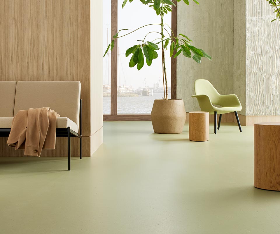Marmoleum flooring