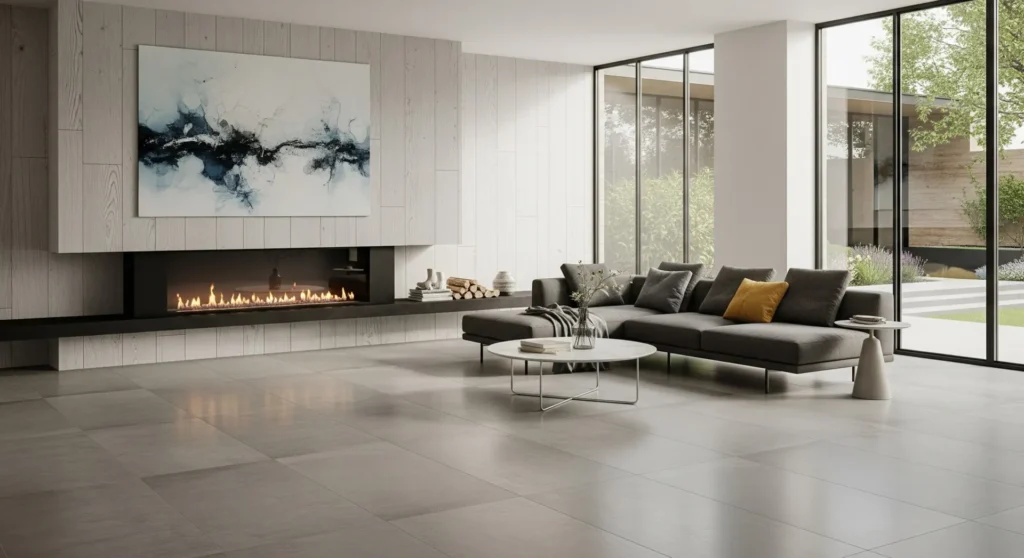 large tile in living room 1 | Floor Dimensions