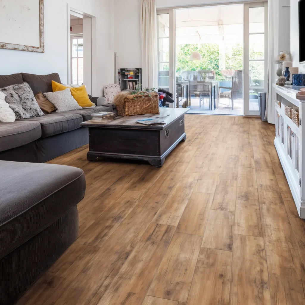 vinyl floors in living room 1 | Floor Dimensions